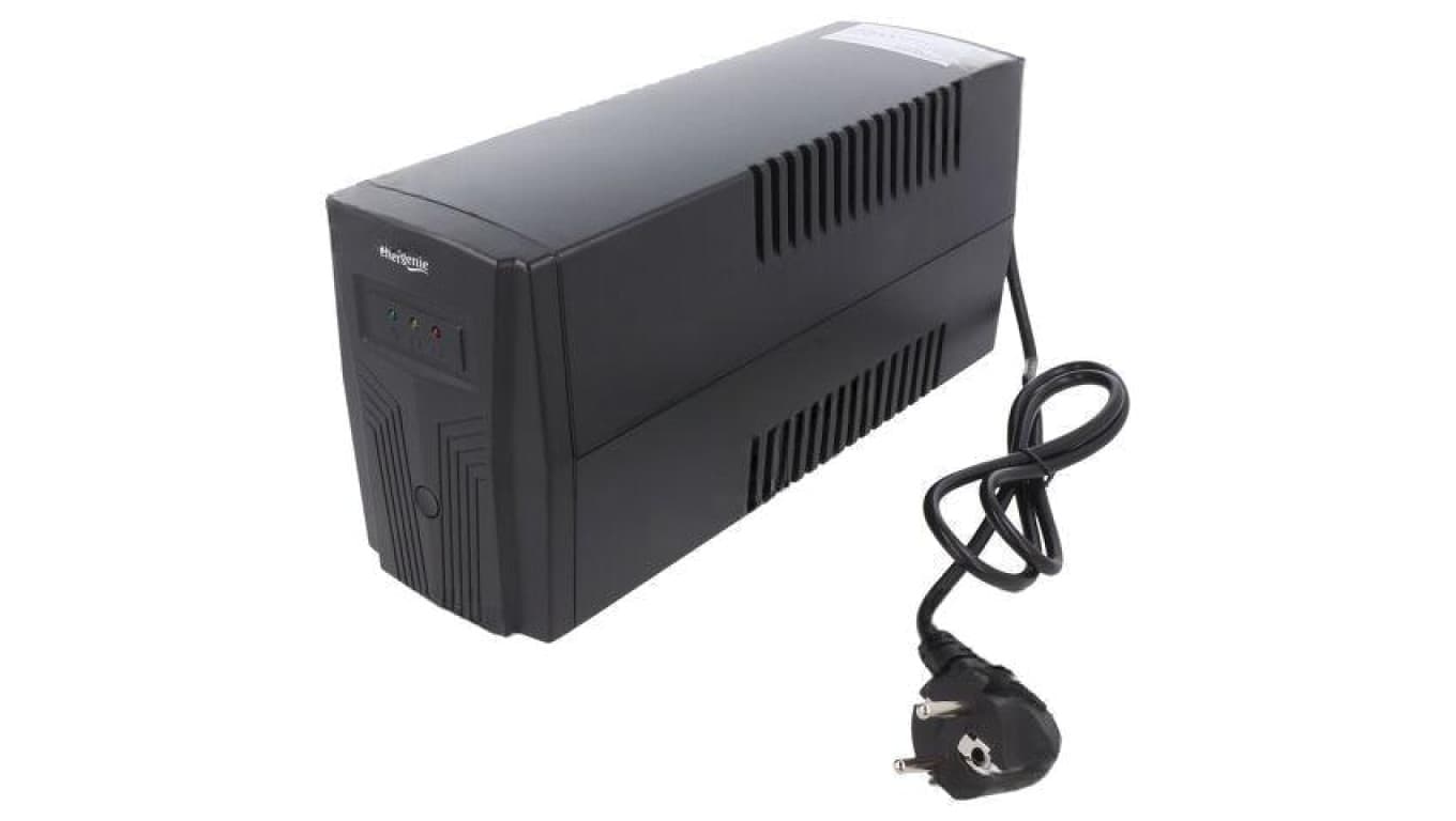 Zasilacz UPS, 390W, 650VA, 230V, Schuko x2, 280x140x100mm, 7Ah EG-UPS-B650