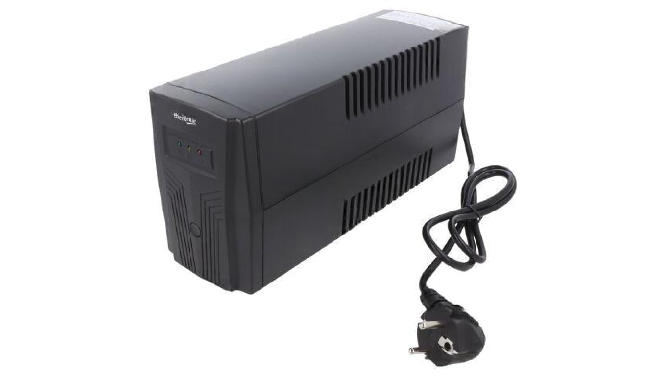 Zasilacz UPS, 390W, 650VA, 230V, Schuko x2, 280x140x100mm, 7Ah EG-UPS-B650