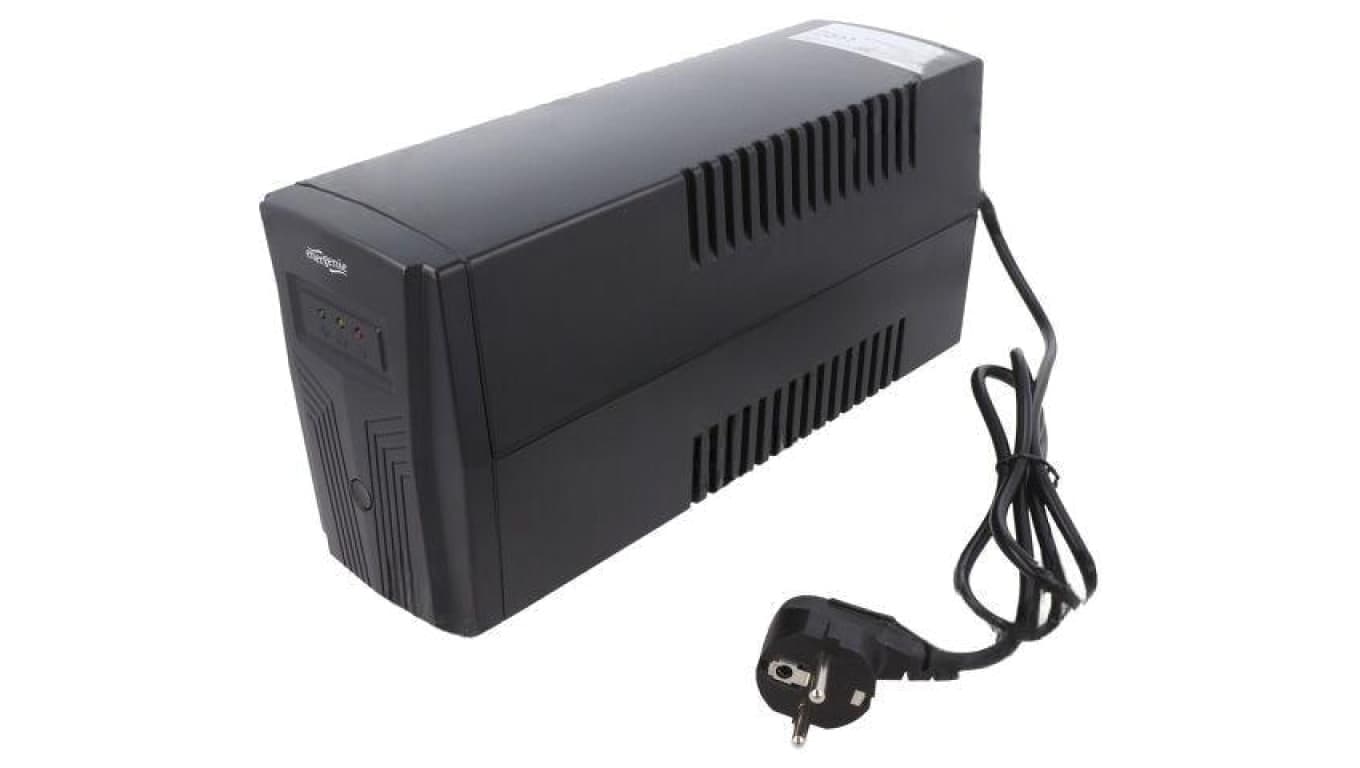 Zasilacz UPS, 510W, 850VA, 230V, Schuko x2, 280x140x100mm, 8Ah EG-UPS-B850