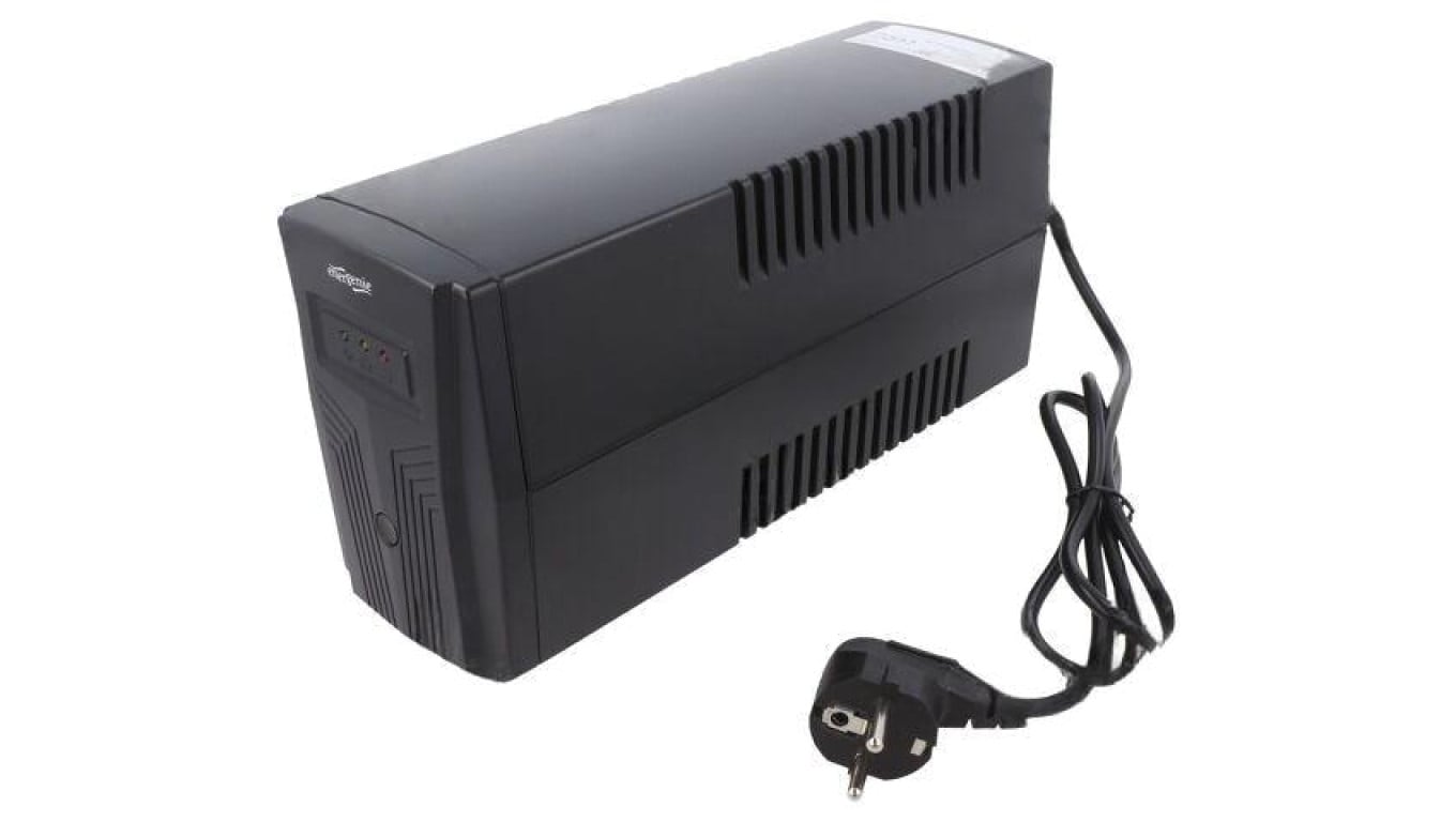 Zasilacz UPS, 510W, 850VA, 230V, Schuko x2, 280x140x100mm, 8Ah EG-UPS-B850
