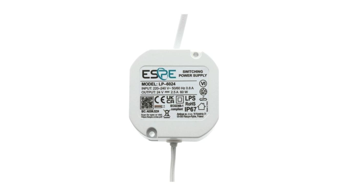 Zasilacz dopuszkowy ESPE Fi70 LP 24V 2,5A 60W IP67