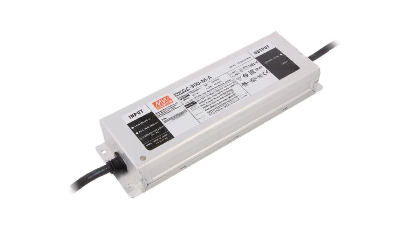 Zasilacz impulsowy DC, 300W, napięcie wyjściowe: 58...116 VDC, prąd wyjściowy: 1300...4000 mA ELGC-300-M-A