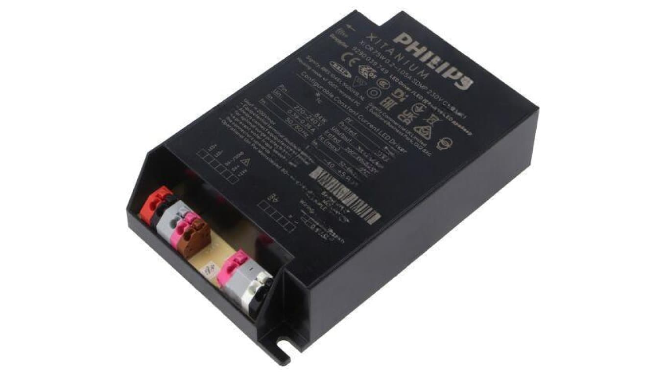 Zasilacz impulsowy LED DALI 2 75W 35...150VDC 200...1050mA IP20 XITANIUM CR 75W 0.2-1.05A SDMP 230V C123