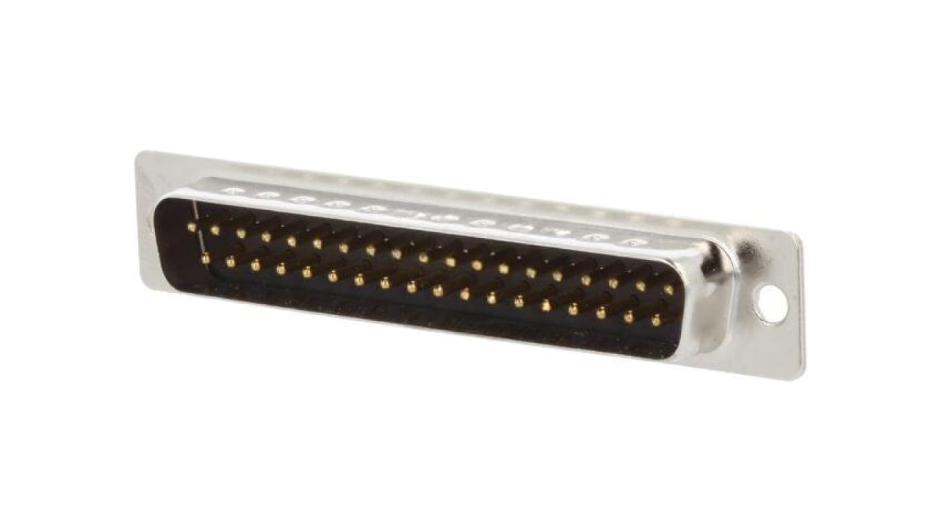 Złącze D-Sub, męskie, wtyk, proste, ilość pinów: 37 301A10069X