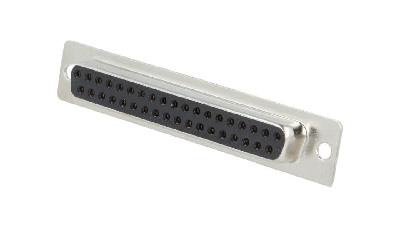 Złącze D-Sub, żeńskie, wtyk, proste, ilość pinów: 37 302A10069X