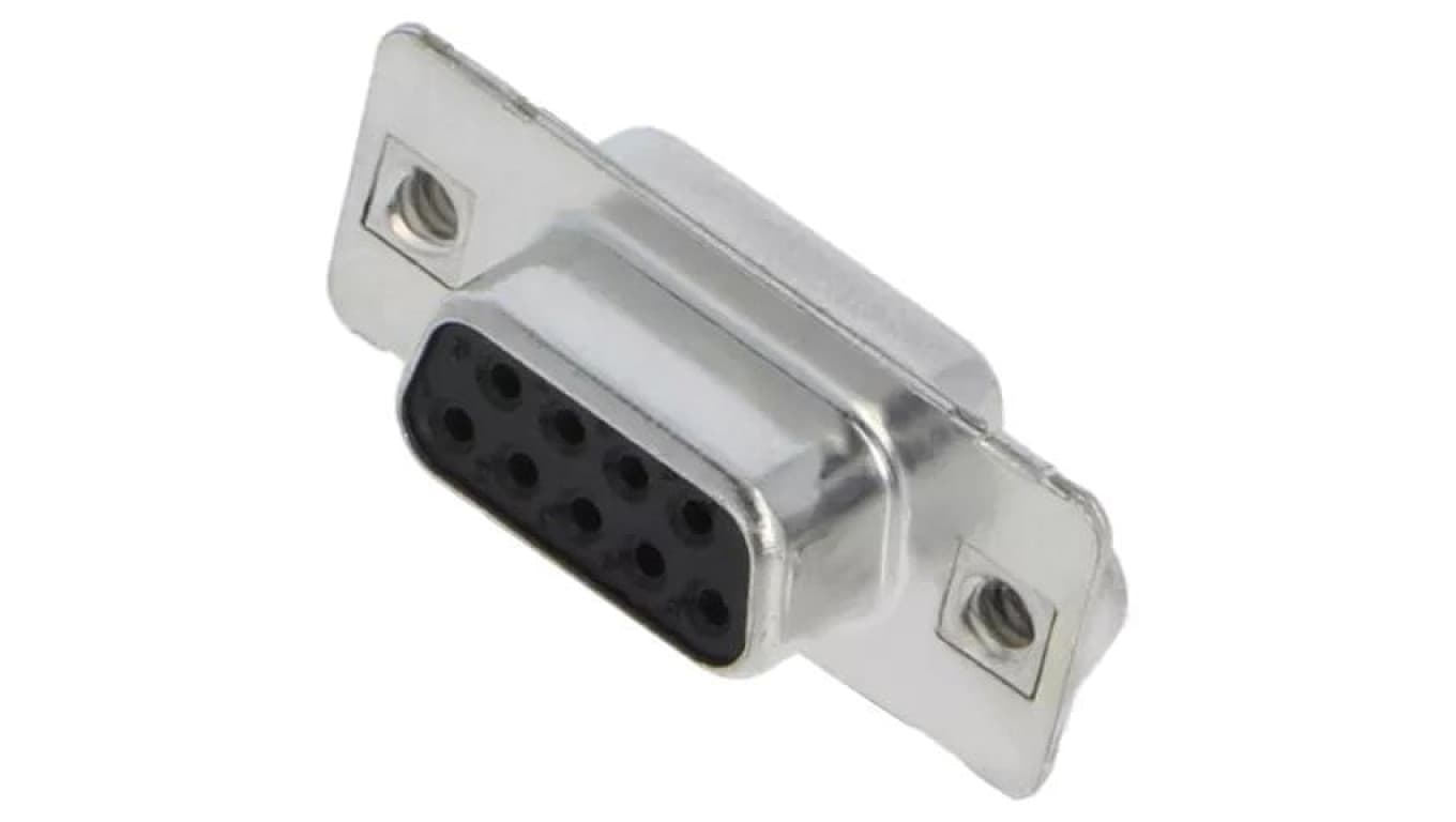 Złącze D-Sub, żeńskie, wtyk, proste, ilość pinów: 9 164A10219X