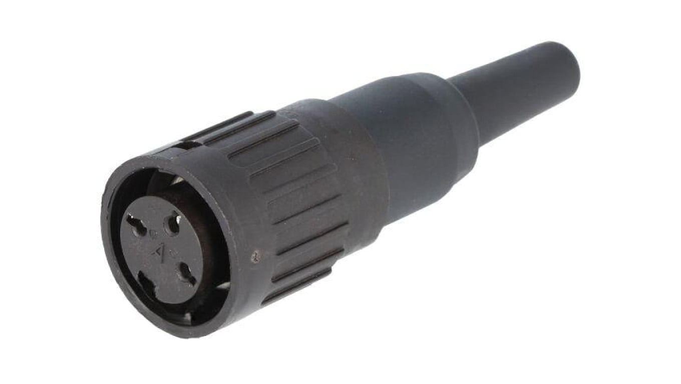 Złącze DIN, żeńskie, wtyk, PIN: 3, proste, napięcie znamionowe: 300V T3275501U