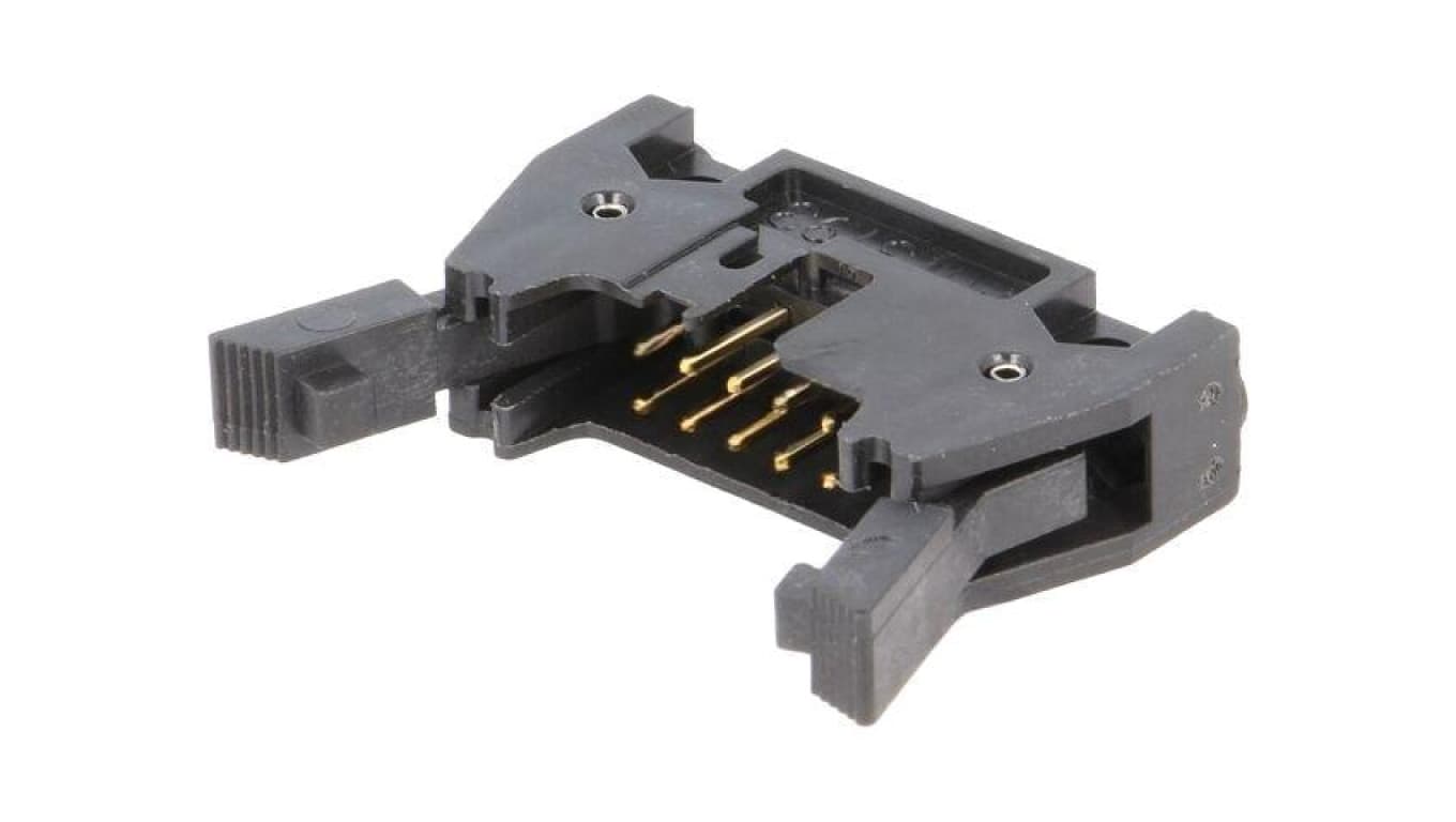 Złącze IDC, męskie, gniazdo, z długim wyrzutnikiem, proste, PIN: 10, max. 5A, N3793-6302RB