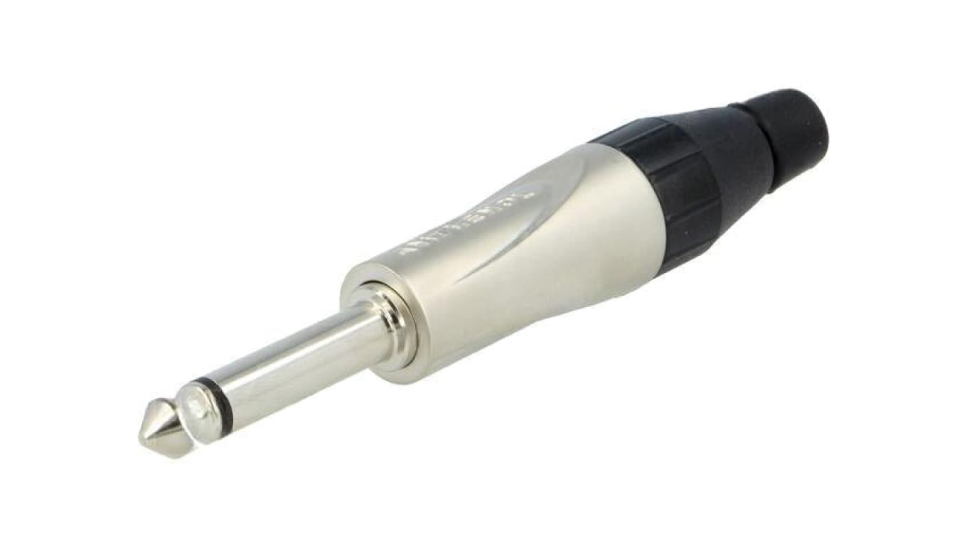 Złącze Jack 6,3mm, męskie, wtyk, proste, mono TM2P