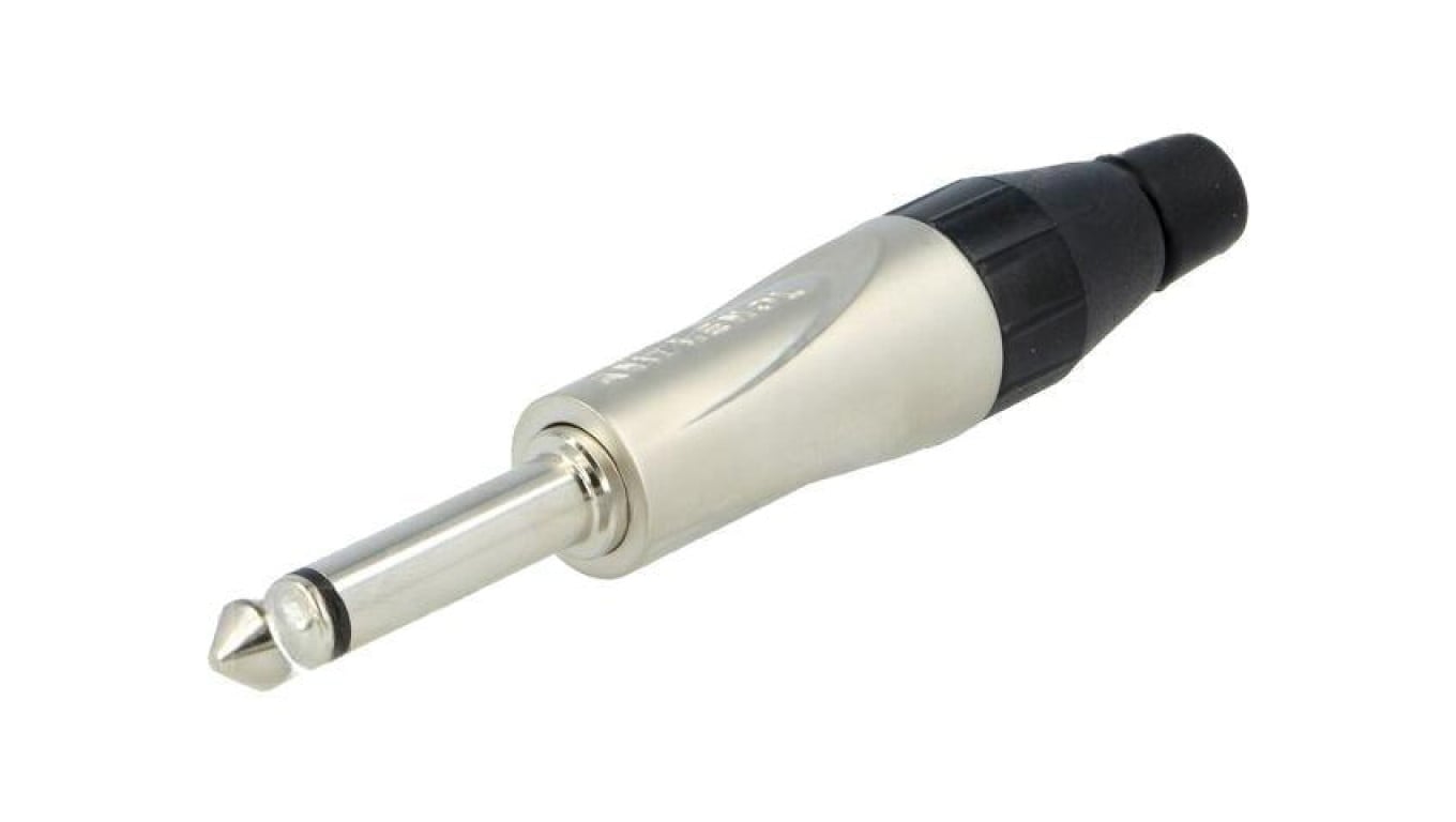 Złącze Jack 6,3mm, męskie, wtyk, proste, mono TM2P