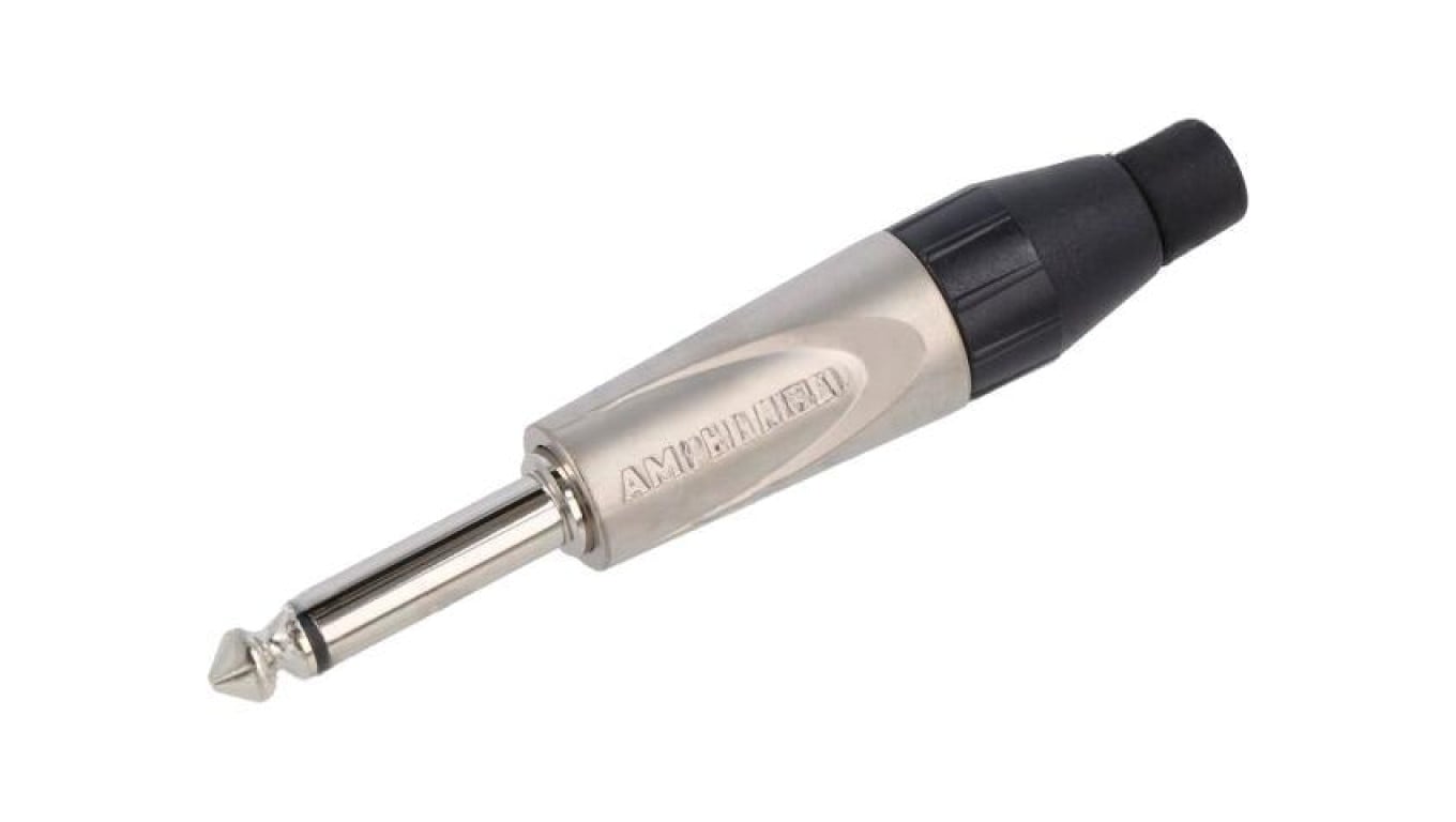 Złącze Jack 6,3mm, wtyk, męskie, proste, na przewód TM2PJ