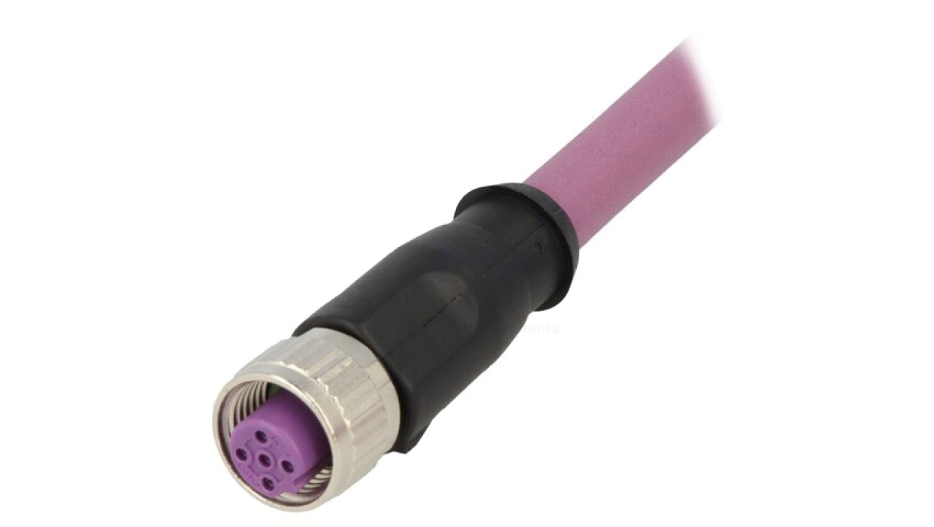 Złącze M12 żeńskie proste 0,5m 4-PIN 21348900487005