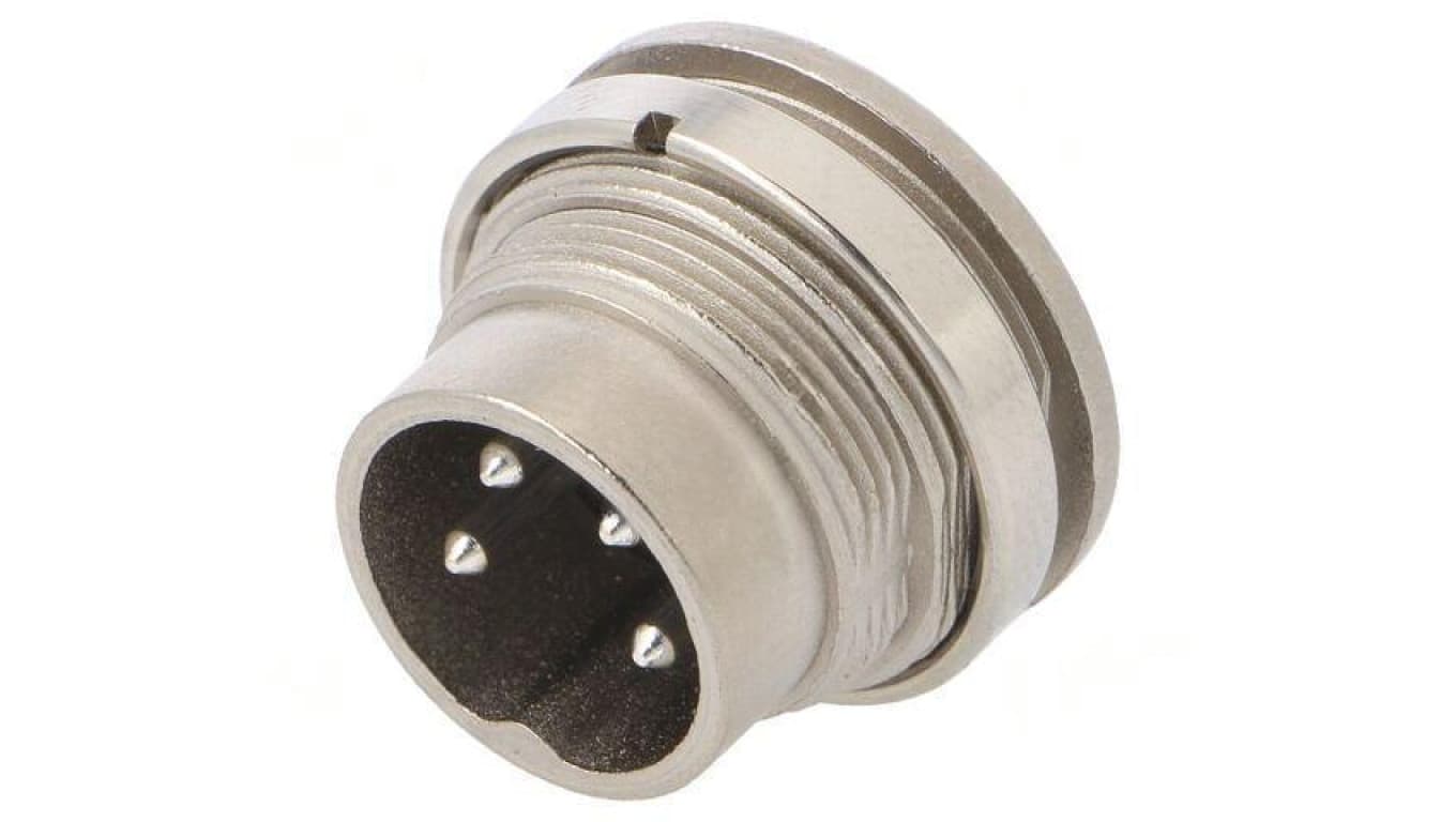 Złącze M16 gniazdo męskie -PIN 4 5A 300V C091A IP40 T3302100U
