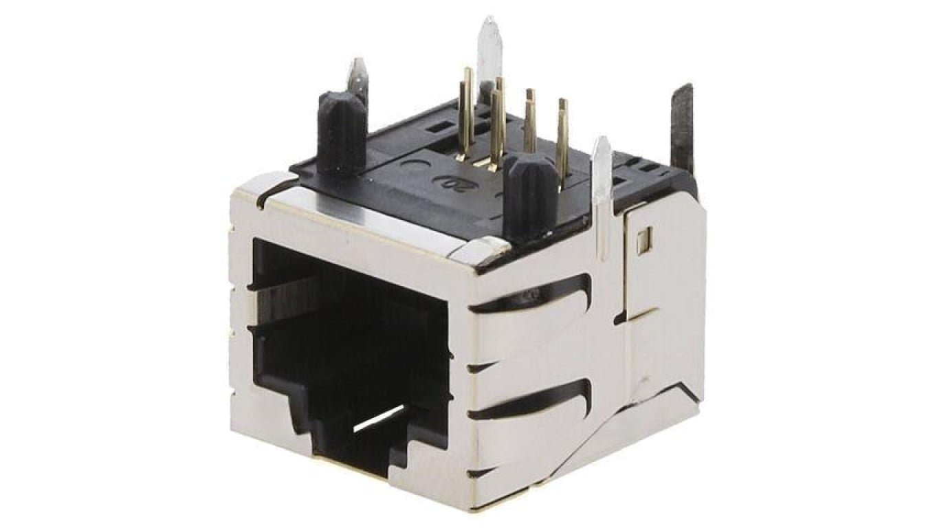 Złącze RJ45 gniazdo PIN 8 Cat 6a ekranowane złocony 8p8c 1099280