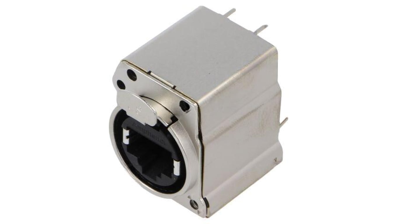 Złącze RJ45, gniazdo, żeńskie, 8p8c, proste, THT, kat: 5e RJX8FB5V2EB