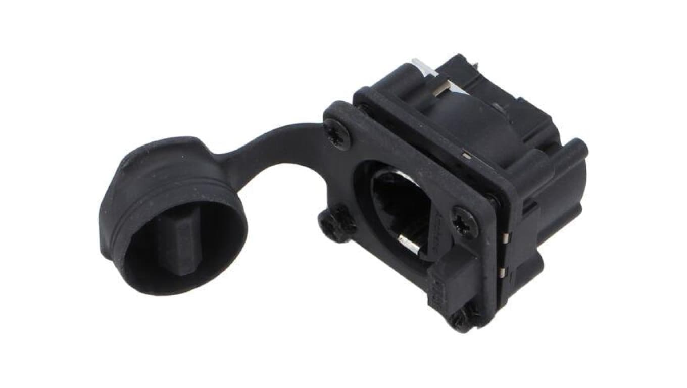 Złącze RJ45, gniazdo, żeńskie, 8p8c, proste, THT, kat: 5e RJXS8FP15HP