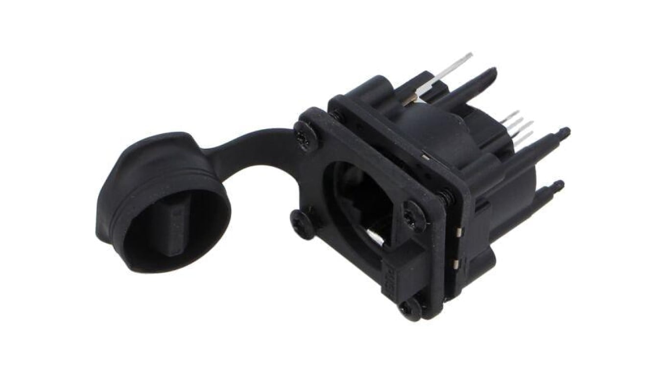 Złącze RJ45, gniazdo, żeńskie, 8p8c, proste, THT, kat: 5e RJXS8FP25VP