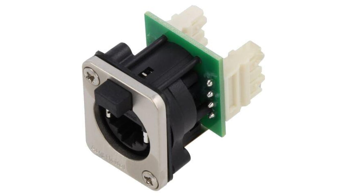 Złącze RJ45, gniazdo, żeńskie, 8p8c, proste, kat: 5e RJXS8FD5110