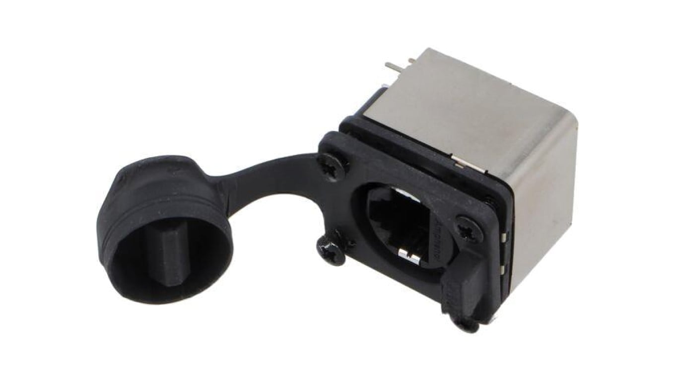 Złącze RJ45, żeńskie, gniazdo, proste, 125 V RJXS8FP5HPE