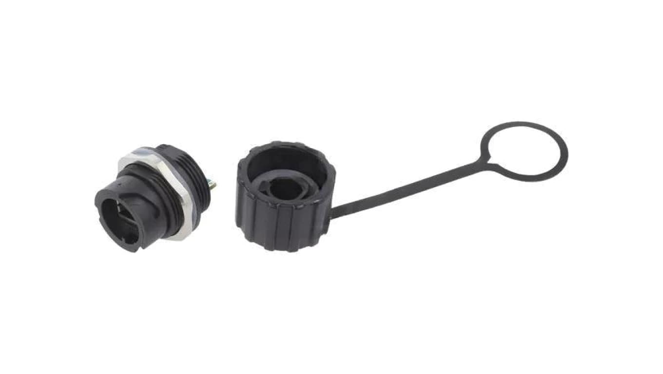 Złącze RJ45, żeńskie, gniazdo, proste, ilość pinów: 8, ekranowane, kat 5e, 8p8c, IP67 17-110814