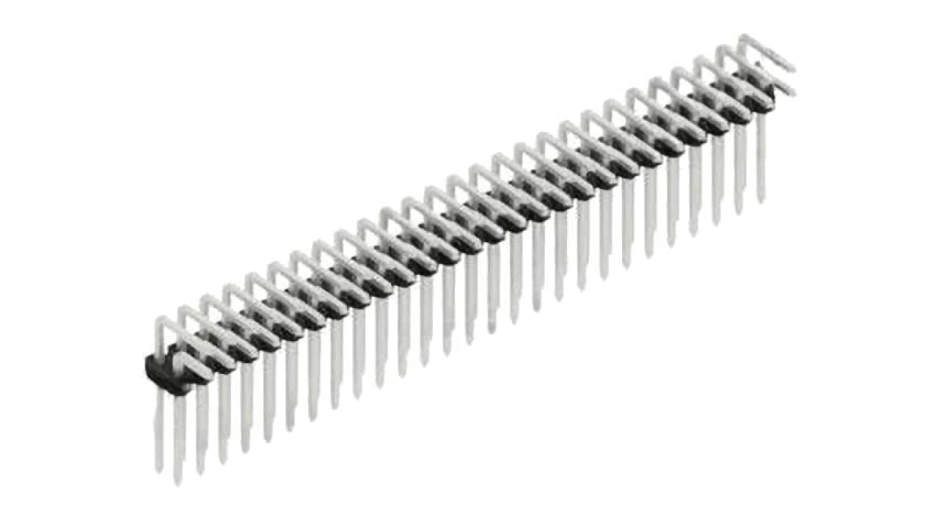 Złącze kołkowe, listwa kołkowa, męskie, kątowe,Il. pinów: 54, THT, 3A, 100V, raster: 2 mm 10176455