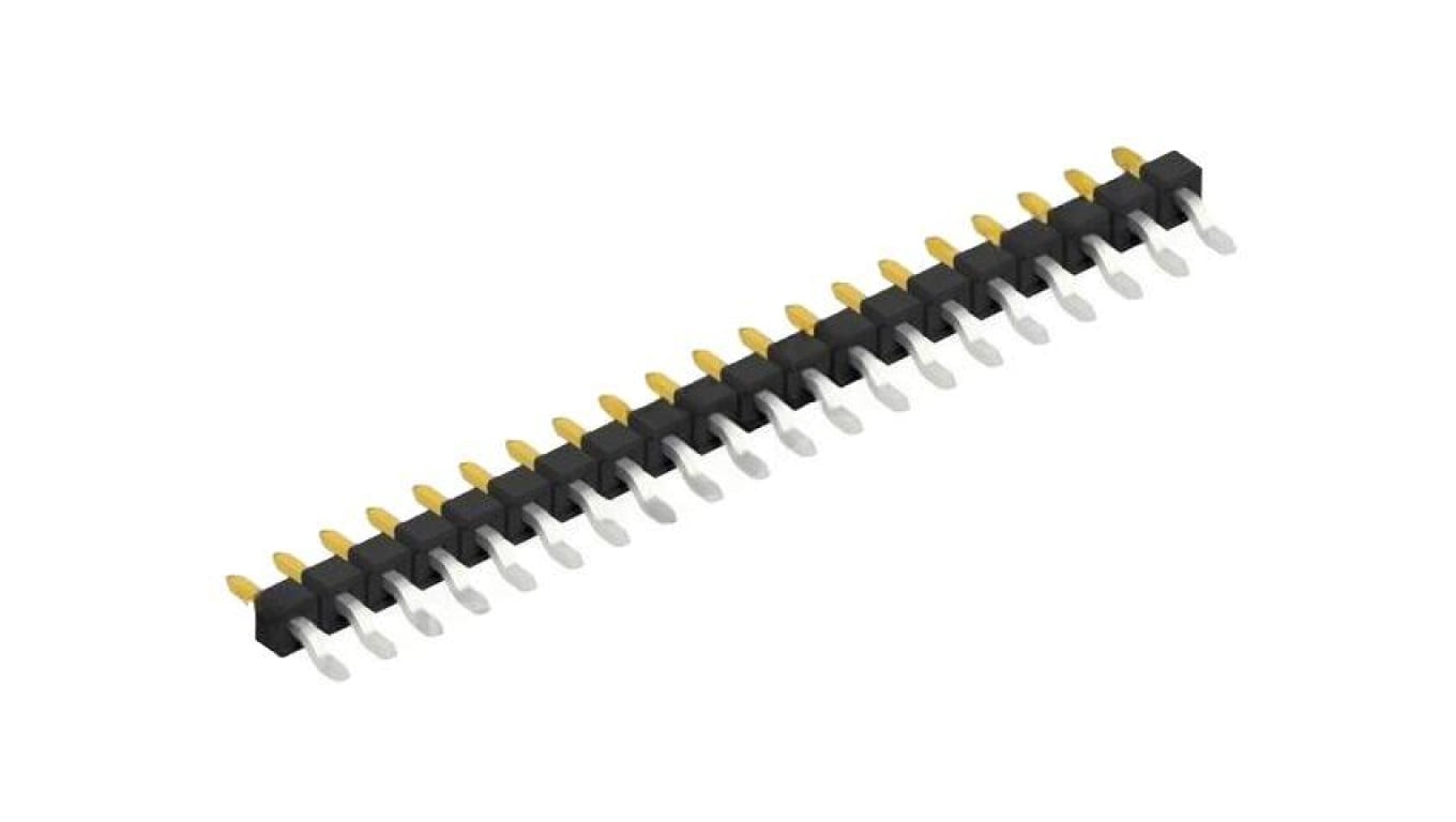 Złącze kołkowe, listwa kołkowa, męskie, proste,Il. pinów: 20, SMT, 3A, 250V, 1x20, raster: 2,54 mm 10080391