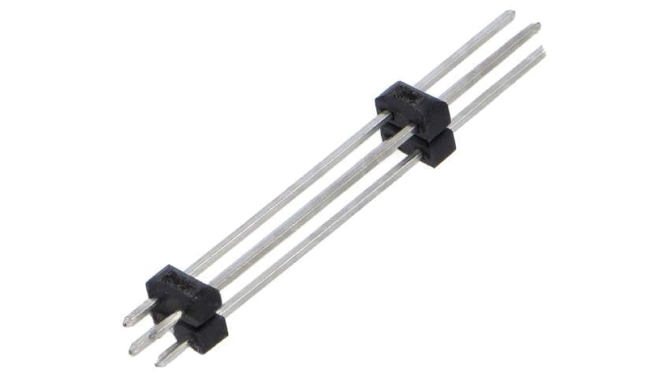 Złącze kołkowe, listwa kołkowa, męskie, proste,Il. pinów: 4, THT, 3A, 250V, SL 14, raster: 2,54 mm 10051587