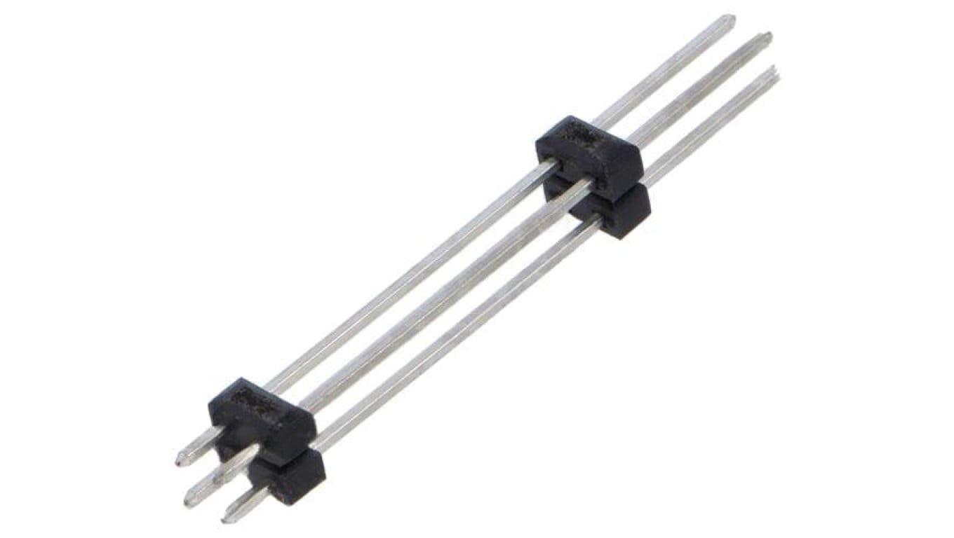 Złącze kołkowe, listwa kołkowa, męskie, proste,Il. pinów: 4, THT, 3A, 250V, SL 14, raster: 2,54 mm 10051587