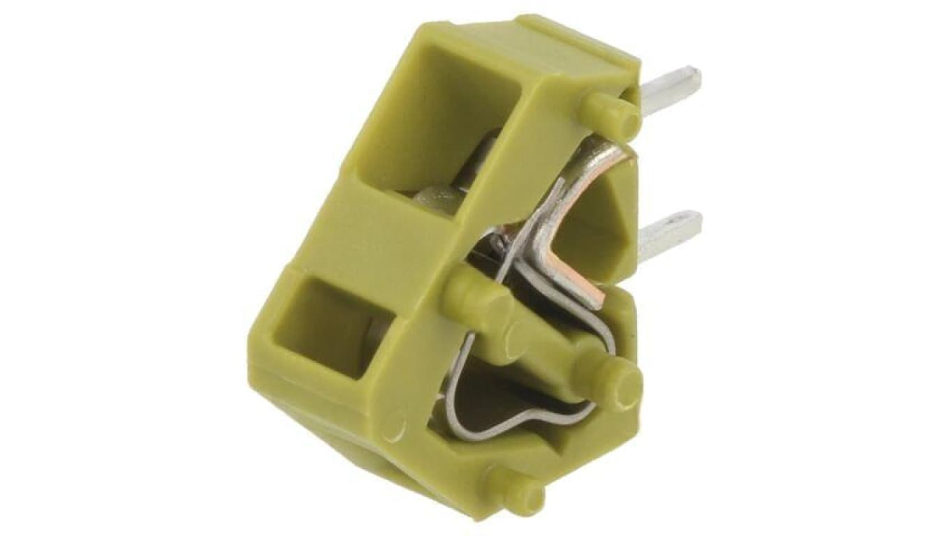 Złącze listwa zaciskowa do druku, zacisk, kątowe 45, 24A, 250V, PIN: 1, 236-747