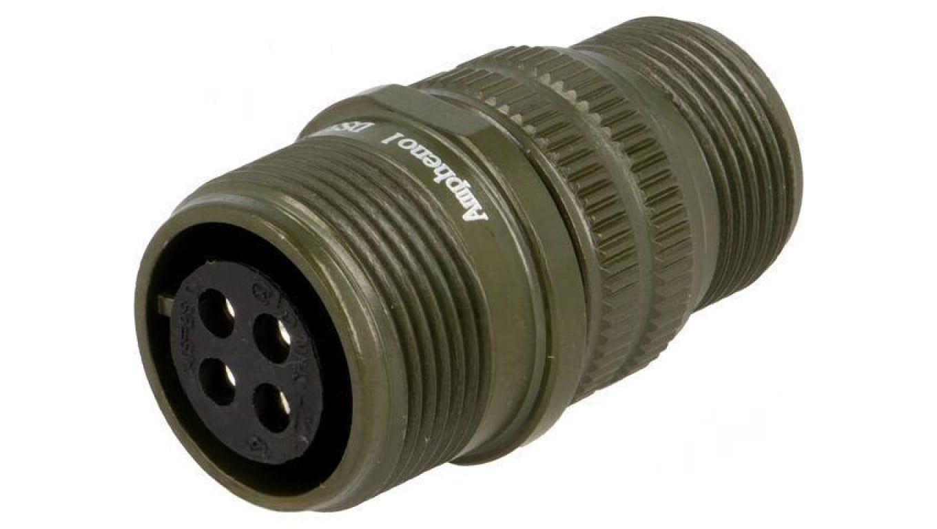 Złącze okrągłe wtyk na przewód -PIN 4 żeńskie MS/DS DS3101A 14S-2S