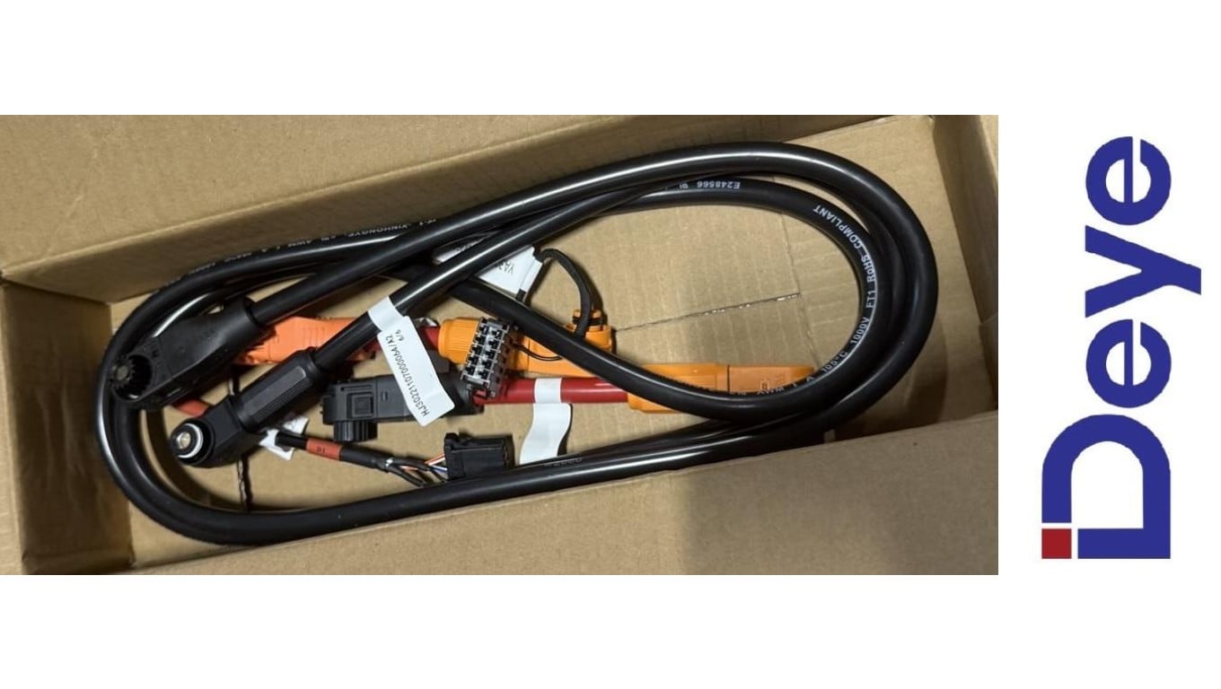 Kabel Deye set BOS-G to BOS-G PRO batteries kabel laczacy Deye BOS-G z BOS-G Pro
