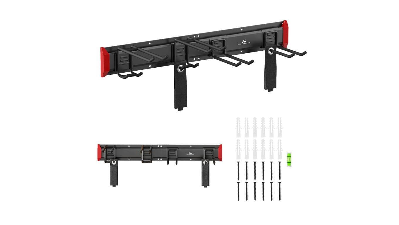 Ścienny organizer na narzędzia Maclean, stalowy, max. obciążenie 136kg, szerokość 816mm, MC-178