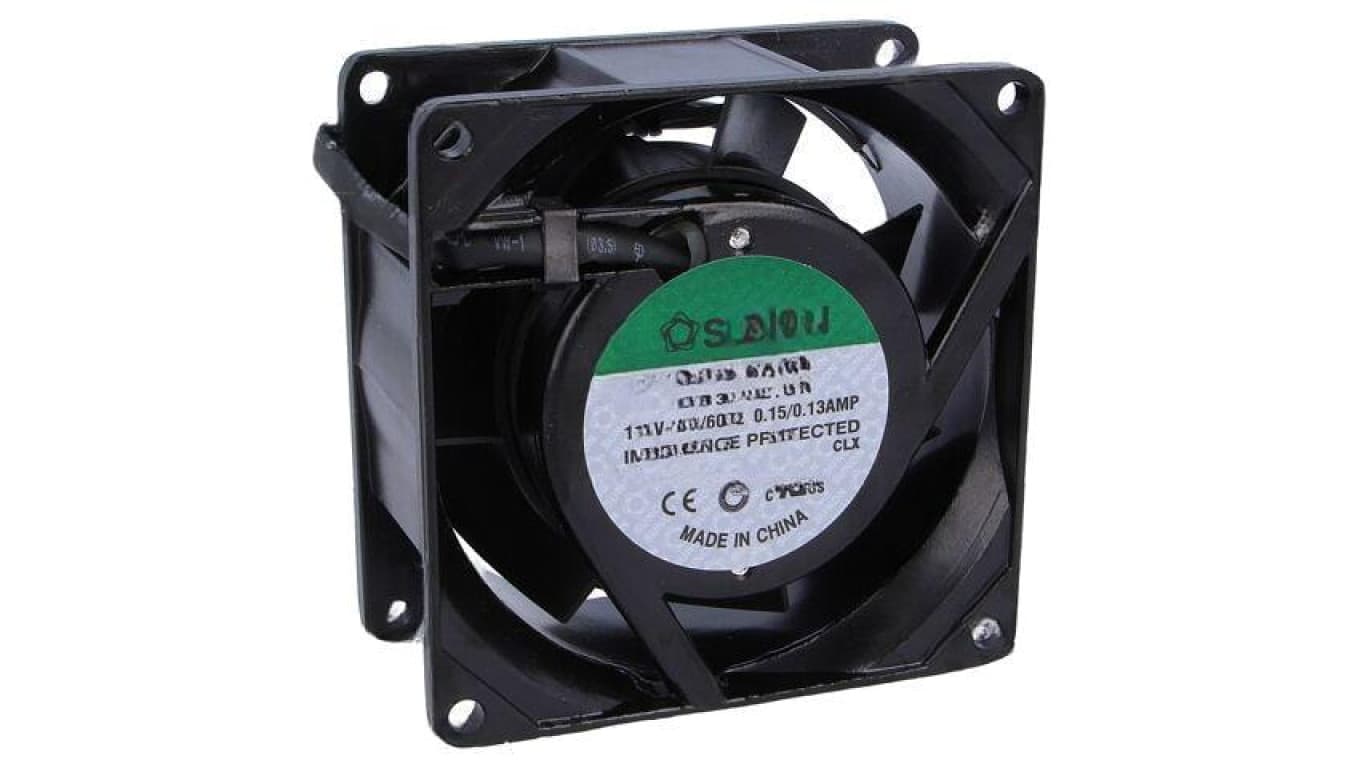 Wentylator AC osiowy 115VAC 80x80x38mm 52m3/h(+/-7) 36,5dBA SF11580A1083HBL.GN