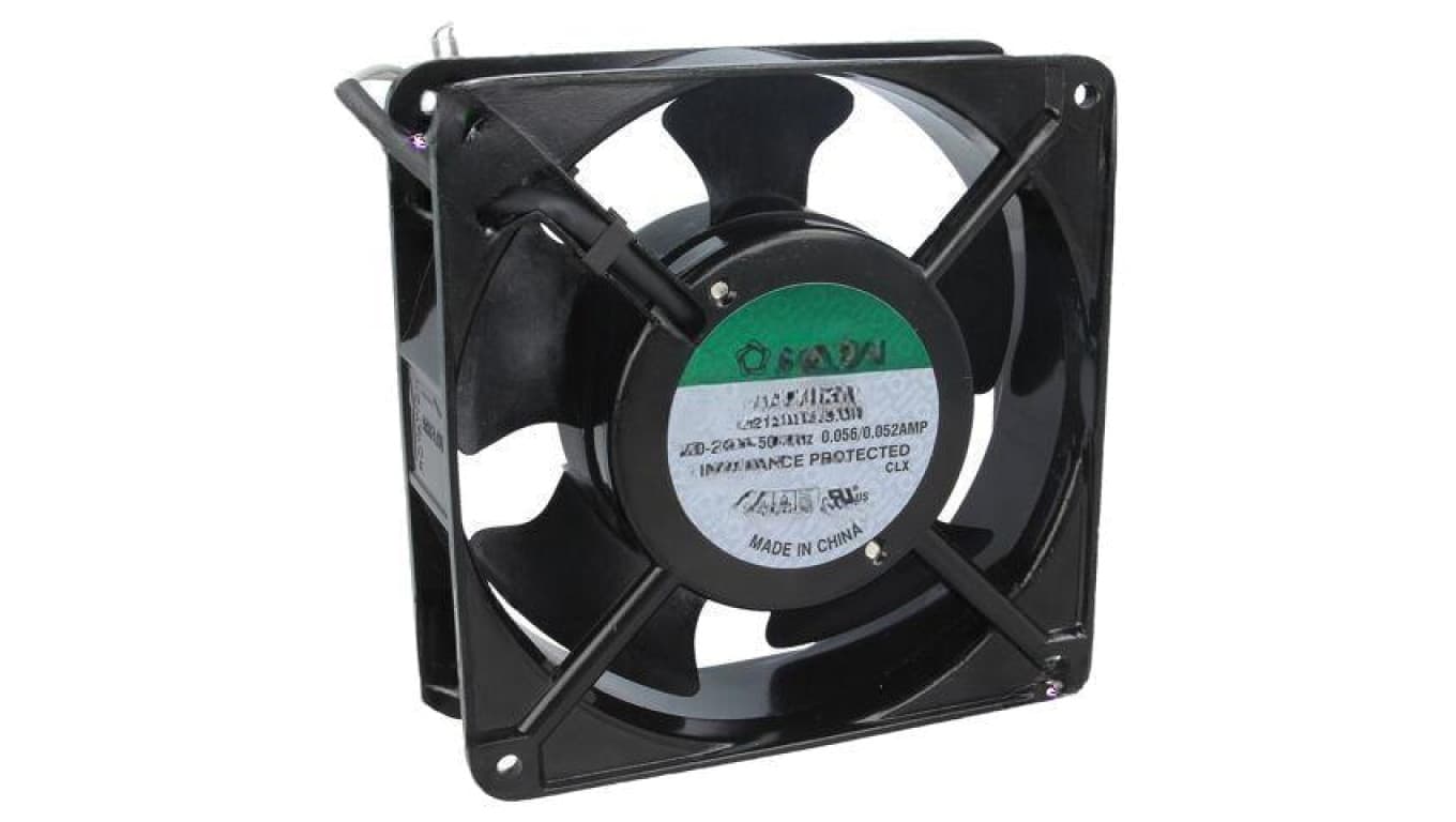 Wentylator AC osiowy 230VAC 119x119x38,5mm 132,5m3/h 39dBA DP203A2123LBL.S.GN