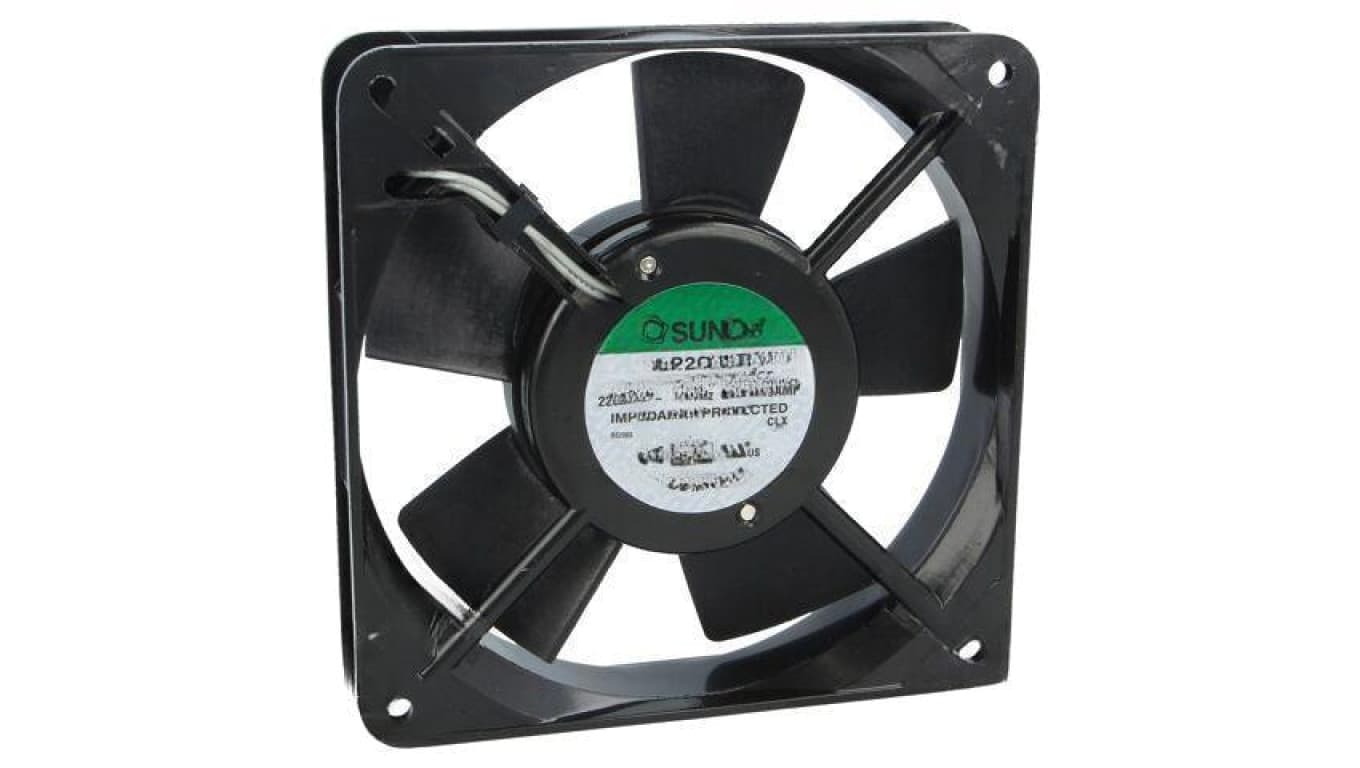 Wentylator AC osiowy 230VAC 120x120x25mm 112m3/h 44dBA IP55 DP201AT2122HBT.GN.IP55