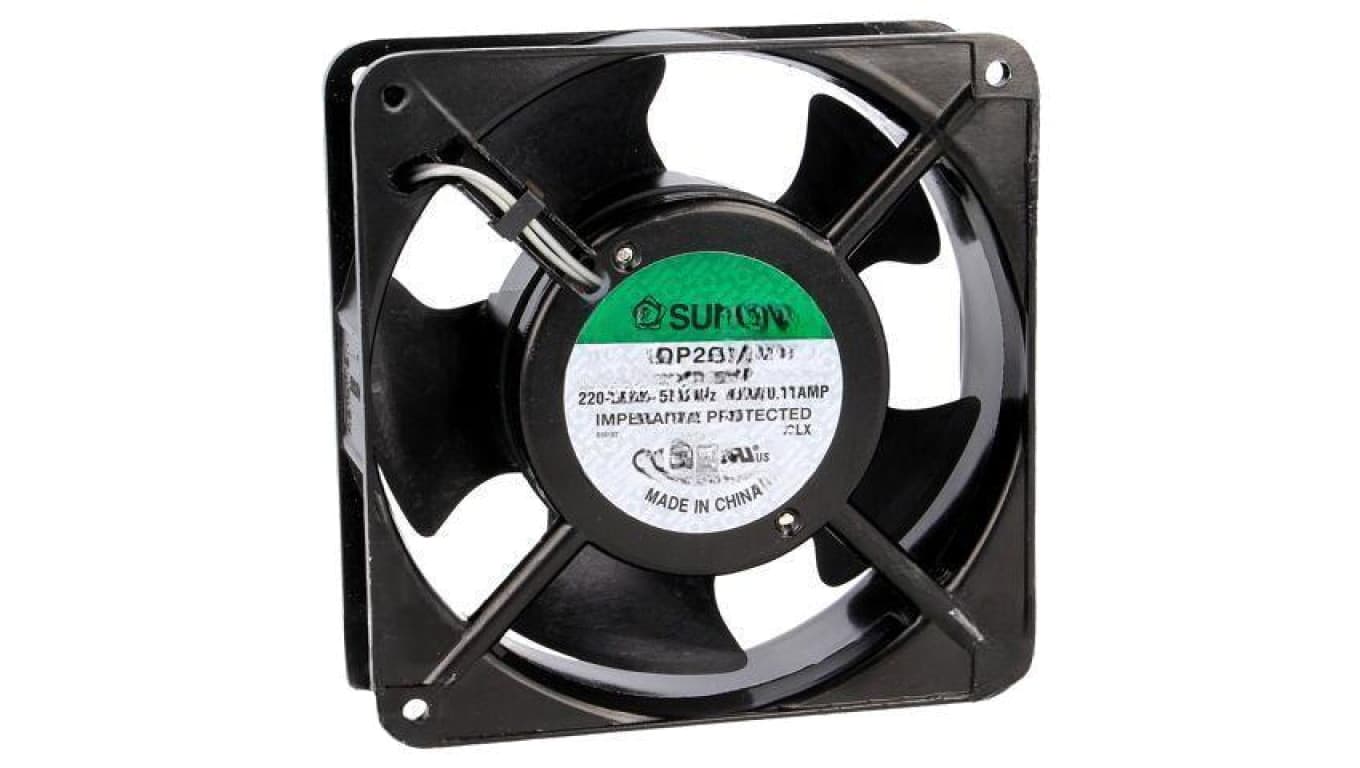 Wentylator AC osiowy 230VAC 120x120x38mm 148m3/h(+/-10) 45dBA DP201A2123HBT.GN