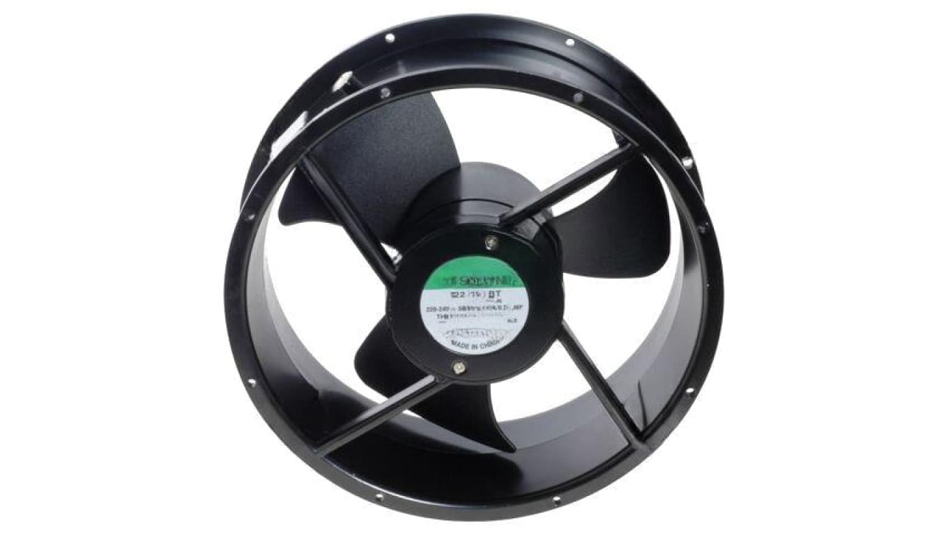 Wentylator AC osiowy 230VAC Ø254x89mm 1444m3/h(+/-10) 57dBA A2259HBT.TC.GN